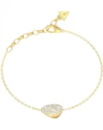 Βραχιόλι GUESS Moon Drops από ανοξείδωτο ατσάλι με ζιργκόν Κωδικός προϊόντος JUBB06254JWYGL