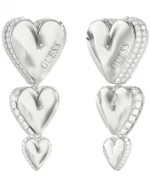 Γυναικεία σκουλαρίκια GUESS By Your Side από ανοξείδωτο ατσάλι με ζιργκόν SKU JUBE06072JWRHT/U - Image 3