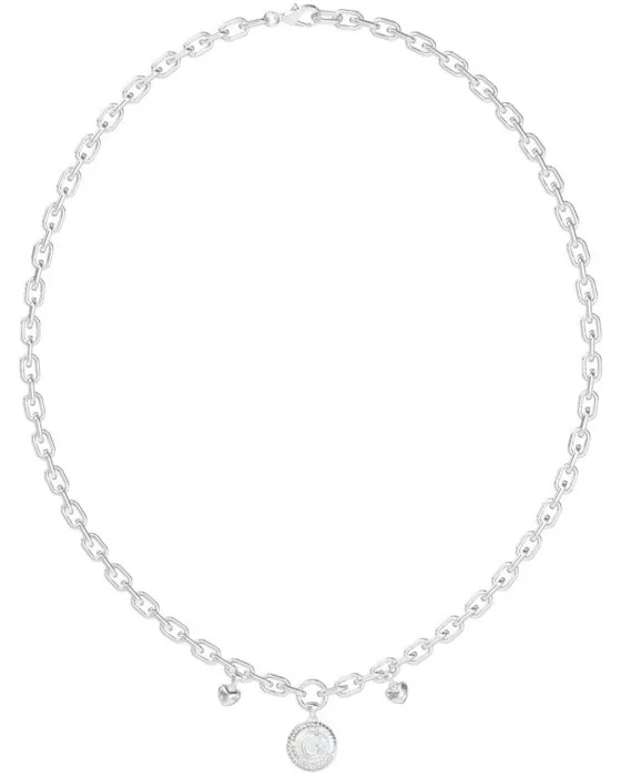 GUESS-JUBN06199JWRHT-U_1 Γυναικείο κολιέ GUESS G Talisman από ανοξείδωτο ατσάλι με ζιργκόν SKU JUBN06199JWRHT/U - Image 1