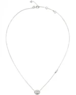 Γυναικείο κολιέ GUESS Marina από ανοξείδωτο ατσάλι με ζιργκόν SKU JUBN06223JWRHT/U