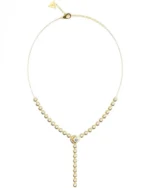 GUESS Aurora Stainless Steel Necklace with Zircons SKU JUBN06231JWYGT/U