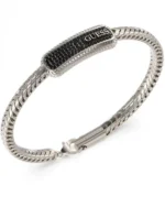 Ανδρικό βραχιόλι GUESS Sailor Knot από ανοξείδωτο ατσάλι με ζιργκόν SKU JUMB05018JWSTBKL