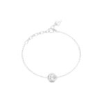 Γυναικείο βραχιόλι GUESS Aurora από ανοξείδωτο ατσάλι με ζιργκόν SKU JUBB06234JWRHL - Image 2