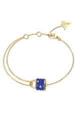 GUESS STEEL GUESS MY SECRET JUBB05413JWYGBLL Βραχιόλι Χρυσό Με Μπλε Λουκέτο    SKU JUBB05413JWYGBLL - Image 3