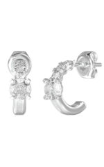 Γυναικεία σκουλαρίκια GUESS Piercing Studio από ανοξείδωτο ατσάλι με ζιργκόν SKU JUBE06271JWRHT/U - Image 2