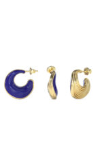 GUESS Jewels Σκουλαρίκια από επιχρυσωμένο ανοξείδωτο ατσάλι JUBE06159JWYGBLT/U - Image 3