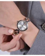 Γυναικεία Ρολόι GUESS Empower Crystals Silver Stainless Steel Bracelet SKU GW0759L1