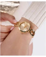 Γυναικεία Ρολόι GUESS Empower Crystals Gold Stainless Steel Bracelet SKU GW0759L2
