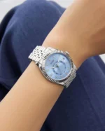 Γυναικεία Ρολόι GUESS Jada Crystals Silver Stainless Steel Bracelet SKU GW0936L1