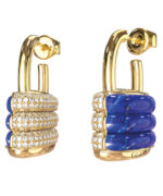 GUESS Jewels My Secret Σκουλαρίκια από επιχρυσωμένο ανοξείδωτο ατσάλι  SKU JUBE05412JWYGBLT-U