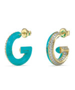 GUESS Jewels G Crystal Σκουλαρίκια από επιχρυσωμένο ανοξείδωτο ατσάλι   SKU  JUBE05436JWYGTQT-U