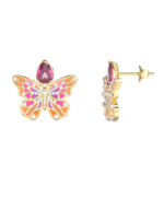 GUESS Jewels Σκουλαρίκια από επιχρυσωμένο ανοξείδωτο ατσάλι JUBE06115JWYGMCT/U   SKU  JUBE06115JWYGMCT-U