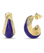 GUESS Jewels Σκουλαρίκια από επιχρυσωμένο ανοξείδωτο ατσάλι JUBE06153JWYGBLT/U   SKU JUBE06153JWYGBLT-U