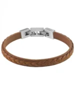 Ανδρικό βραχιόλι GUESS Tucson από δέρμα και ανοξείδωτο ατσάλι SKU JUMB02143JWSTCGT/U