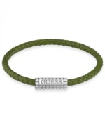 Ανδρικό βραχιόλι GUESS Mare Magnum από ανοξείδωτο ατσάλι και δέρμα SKU JUMB05035JWSTGNL