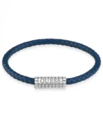 GUESS Mare Magnum Men's Stainless Steel and Leather Bracelet and Leather SKU JUMB05035JWSTJBL