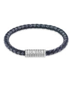 Ανδρικό βραχιόλι GUESS Mare Magnum από ανοξείδωτο ατσάλι και δέρμα SKU JUMB05036JWSTBAL - Image 2