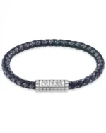 Ανδρικό βραχιόλι GUESS Mare Magnum από ανοξείδωτο ατσάλι και δέρμα SKU JUMB05036JWSTBAL