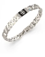 Ανδρικό βραχιόλι GUESS Rebel Moon από ανοξείδωτο ατσάλι SKU JUMB05070JWSTBKL - Image 3