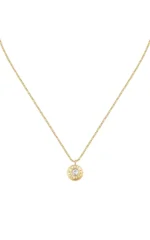 KARL LAGERFELD ILLUME KLBJX06 Γυναικείο Κολιέ Χρυσό Με Λογότυπο Με Πέτρα SKU KLBJX06
