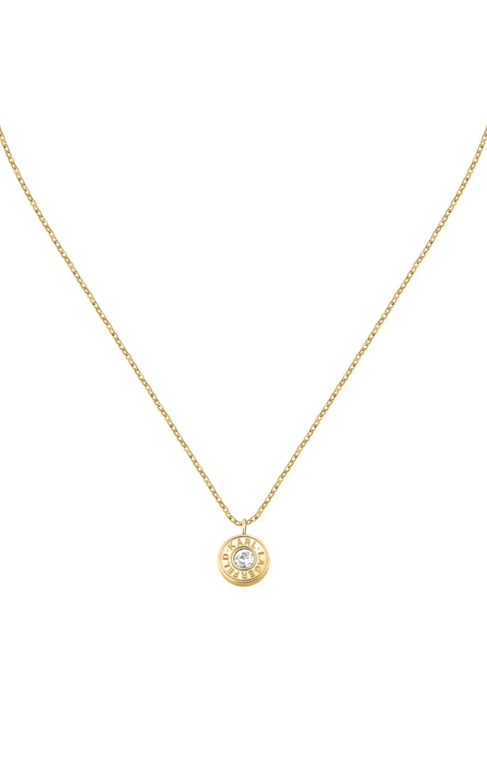 KARL-LAGERFELD-ILLUME-KLBJX06-Γυναικείο-Κολιέ-Χρυσό-Με-Λογότυπο-Με-Πέτρα KARL LAGERFELD ILLUME KLBJX06 Γυναικείο Κολιέ Χρυσό Με Λογότυπο Με Πέτρα SKU KLBJX06 - Image 1