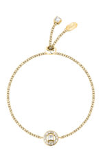 KARL LAGERFELD ILLUME  Γυναικείο Βραχιόλι Χρυσό Με Πέτρες SKU. KLBJX13 - Image 5