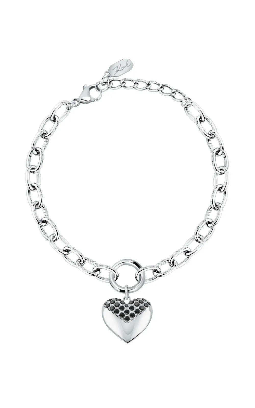 KARL-LAGERFELD-PAVE-AMOUR-KLBJW06-Γυναικείο-Βραχιόλι KARL LAGERFELD PAVE AMOUR KLBJW06 Γυναικείο Βραχιόλι SKU KLBJW06 - Image 1