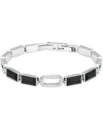 Βραχιόλι KARL LAGERFELD από ανοξείδωτο ατσάλι με κρύσταλλα SKU KLAYC17 - Image 3