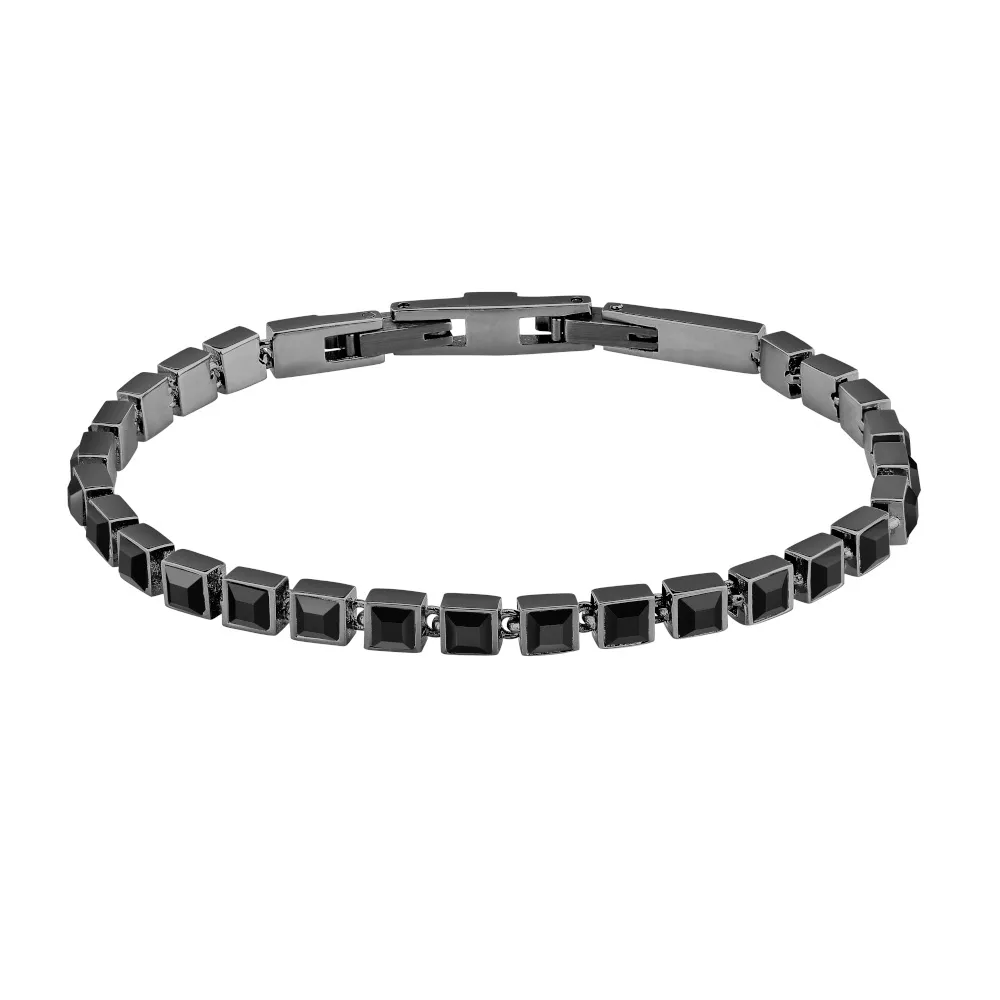 KLAYC26 Karl Lagerfeld Black Crystals γυναικείο βραχιόλι SKU KLAYC26 - Image 1