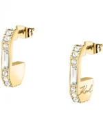 KARL LAGERFELD Stainless Steel Earrings with Crystals SKU KLAYC35