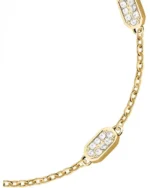 KARL LAGERFELD Stainless Steel Bracelet with Crystals SKU KLAYC60 - Image 4