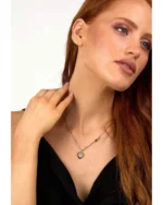 Κολιέ KARL LAGERFELD από ανοξείδωτο ατσάλι με κρύσταλλα SKU KLAYD03