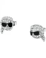 KARL LAGERFELD Stainless Steel Earrings with Crystals SKU KLAYD20