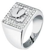 KARL LAGERFELD Jewels Silver Stainless Steel Ring  SKU  KLAYD28016