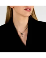 Κολιέ KARL LAGERFELD από ανοξείδωτο ατσάλι με πέρλα SKU KLAYR05 - Image 4