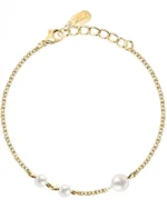 Βραχιόλι KARL LAGERFELD από ανοξείδωτο ατσάλι με πέρλες SKU KLAYR20