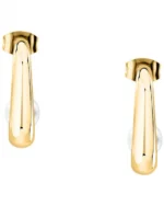 Σκουλαρίκια KARL LAGERFELD από ανοξείδωτο ατσάλι με πέρλες SKU KLAYR21 - Image 5