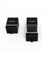 Γυναικείο κολιέ KARL LAGERFELD PAVE AMOUR χρυσού χρώματος  και λογότυπο(50+5cm).  SKU KLBJW01 - Image 7