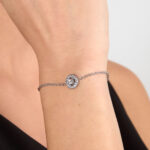 KARL LAGERFELD ILLUME Γυναικείο Βραχιόλι Ασημένιο Με Πέτρες   SKU KLBJX14