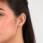 KARL LAGERFELD ILLUME  Γυναικεία Σκουλαρίκια Χρυσά Με Πέτρες SKU KLBJX18 - Image 2