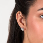 KARL LAGERFELD ILLUME  Γυναικεία Σκουλαρίκια Ασημένια Με Πέτρες  SKU KLBJX19 - Image 6