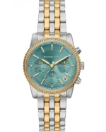 Ρολόι MICHAEL KORS Bryant Crystals Chronograph Two Tone Stainless Steel Bracelet SKU MK7582