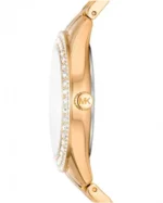 Michael KORS Harlowe Crystals Gold Stainless Steel Bracelet SKU MK4709 - Image 5