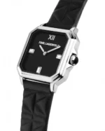 Ρολόι KARL LAGERFELD Crystals Black Leather Strap SKU R0551102502 - Image 6
