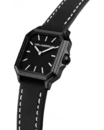 Ρολόι KARL LAGERFELD Black Leather Strap SKU R0551102503 - Image 5