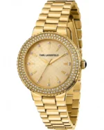 Ρολόι KARL LAGERFELD Kaiser Crystals Gold Stainless Steel Bracelet SKU R0553104501 - Image 3