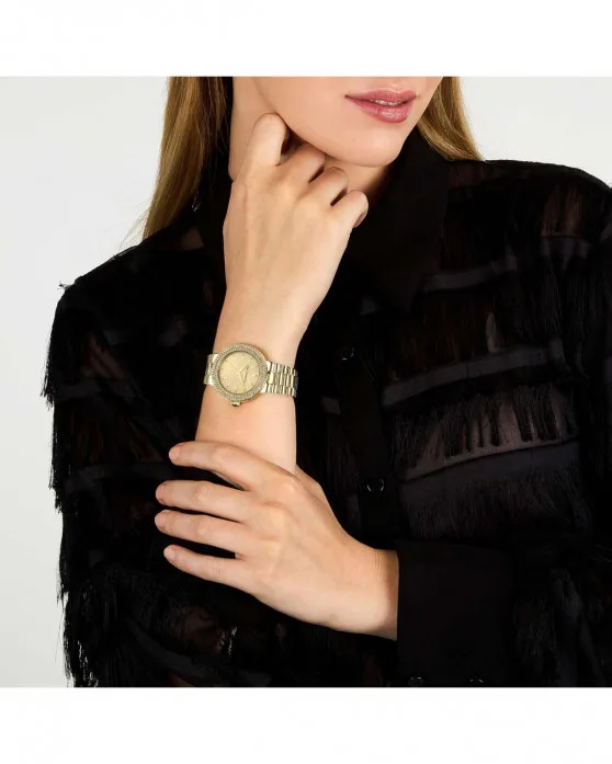 R0553104501_2 Ρολόι KARL LAGERFELD Kaiser Crystals Gold Stainless Steel Bracelet SKU R0553104501 - Image 1