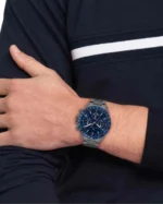 Tommy Hilfiger Ανδρικό Ρολόι Μπαταρίας με Μαύρο Μεταλλικό Μπρασελέ SKU 1792212 - Image 4