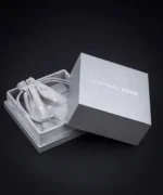 Michael Kors Premium Gold-Tone Sterling Silver Unisex Σκουλαρίκια   SKU MKC1727CZ710 - Image 5