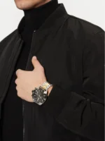 Diesel Spiked Ανδρικό Ρολόι 49mm Χρονογράφος Μπαταρίας με Μεταλλικό Μπρασελέ SKU DZ4627 - Image 6